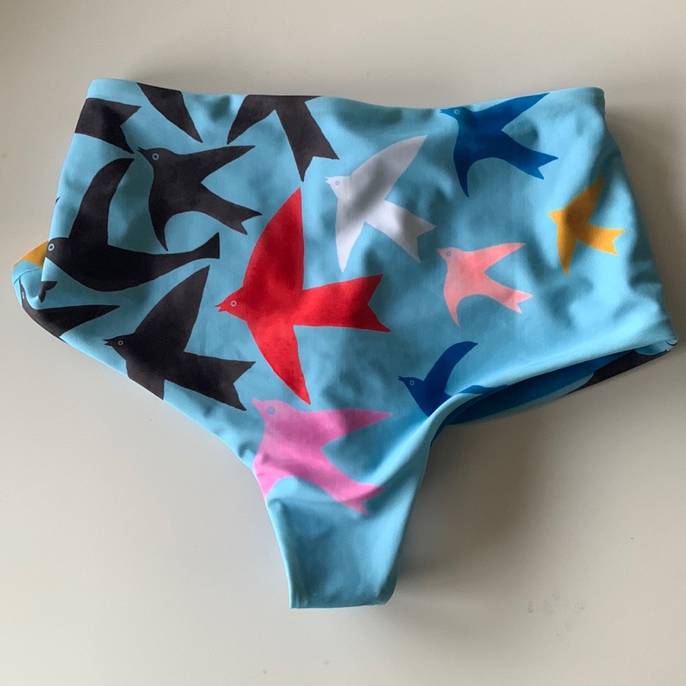 Mara Hoffman Cheeky High Waist Swim Bottom